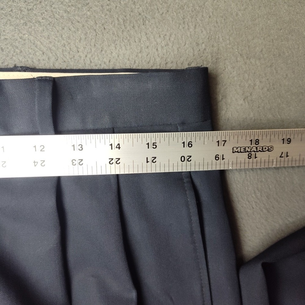 Brooks Brothers Pants Mens 33x32 Blue Pleated Wool Dress Trouser Suit Work Slack - Picture 11 of 13
